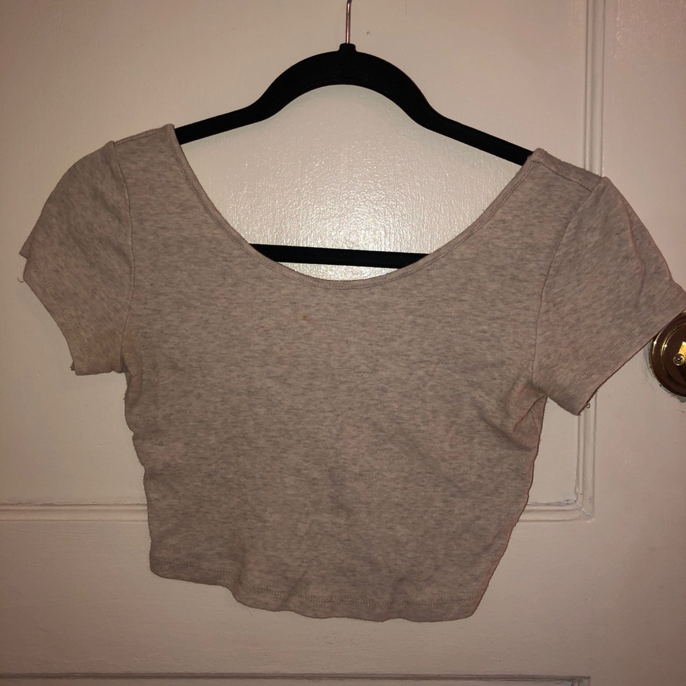 Brandy Melville Cream Crop Top